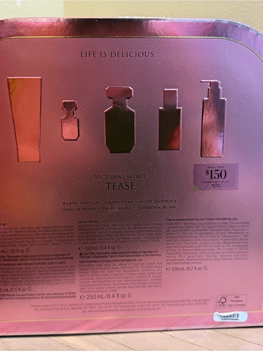 Victoria's Secret Tease Fragrance Set - Pink Iridescent Display - Picture 7 of 7